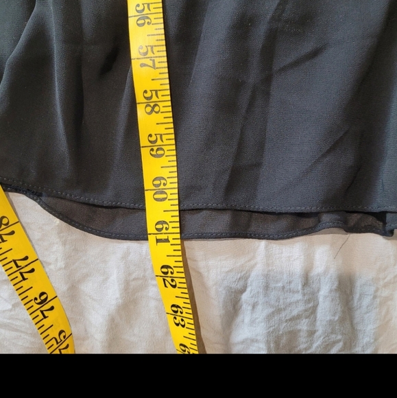 Formal Gown event Dress Women Size Sm. BLACK rhinestone halter straps by MINUET - Picture 9 of 12